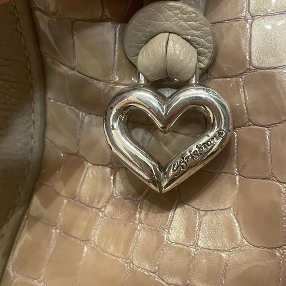 Brighton Cher Col Shoulder Bag | Beachwood Taupe Patent Leather $330 - Picture 9 of 14